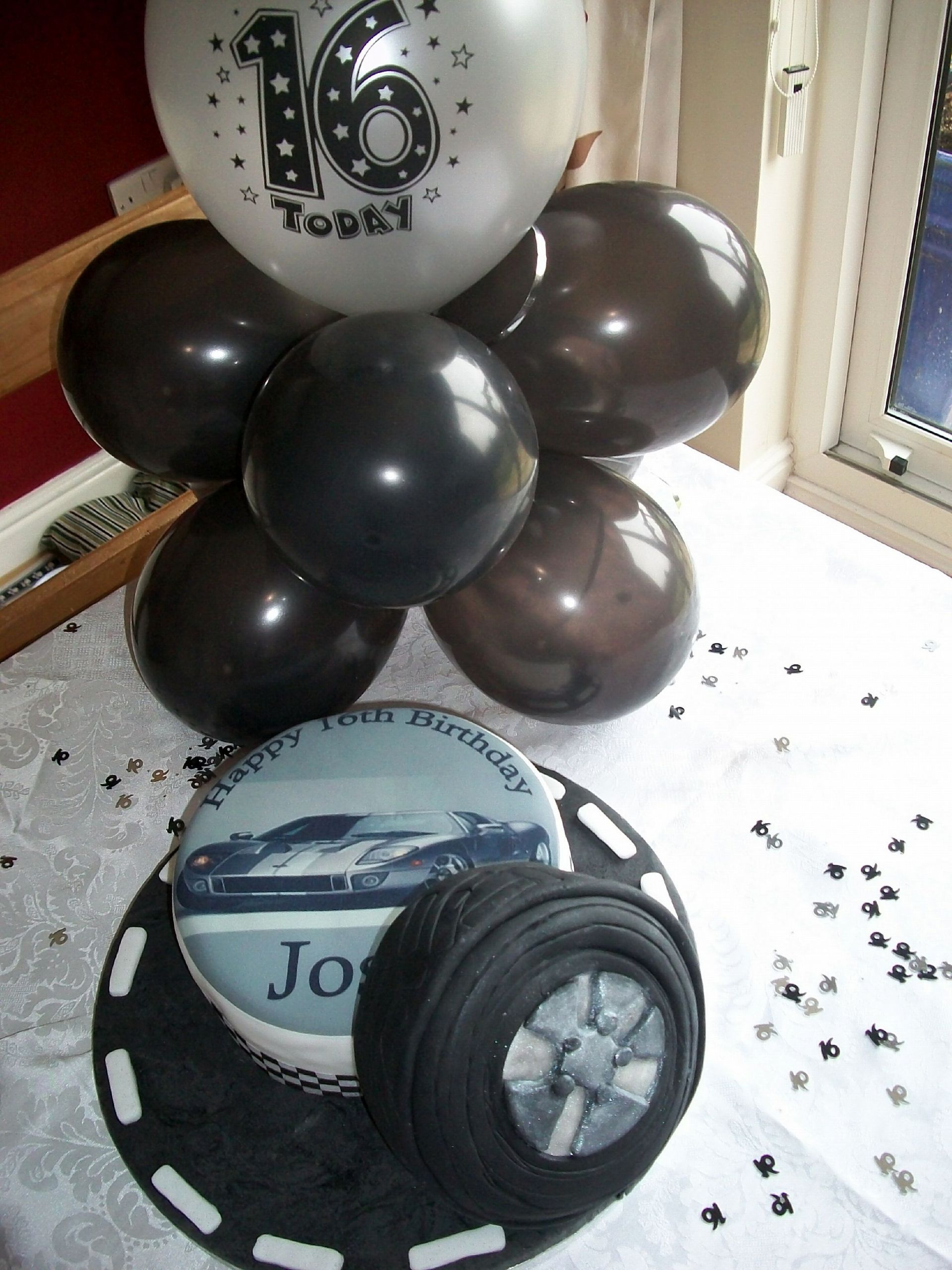 16 Birthday Party Ideas Boy
 BOYS 16TH BIRTHDAY Car and Tire Themed Birthday Cake