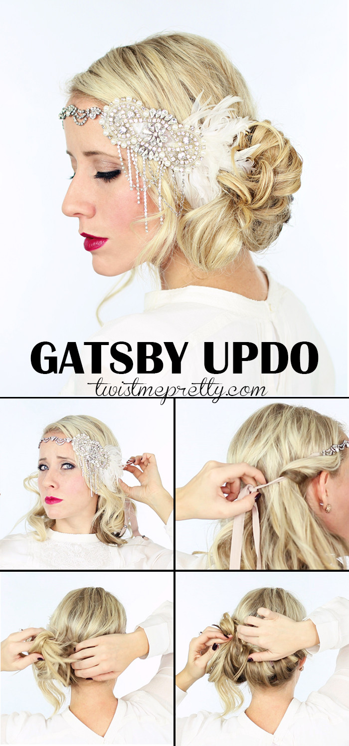 1920S Updo Hairstyles
 2 gorgeous GATSBY hairstyles for Halloween or a wedding