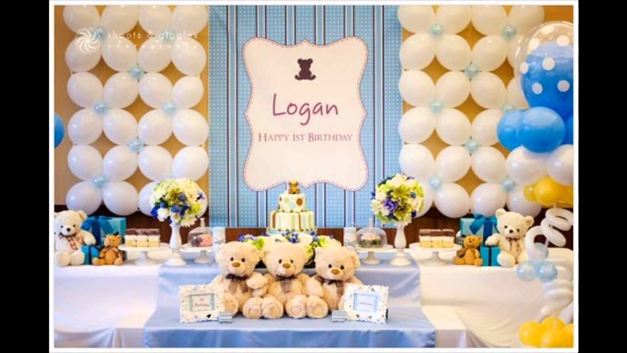 1st Birthday Decoration Ideas
 1st birthday party themes decorations at home for boys
