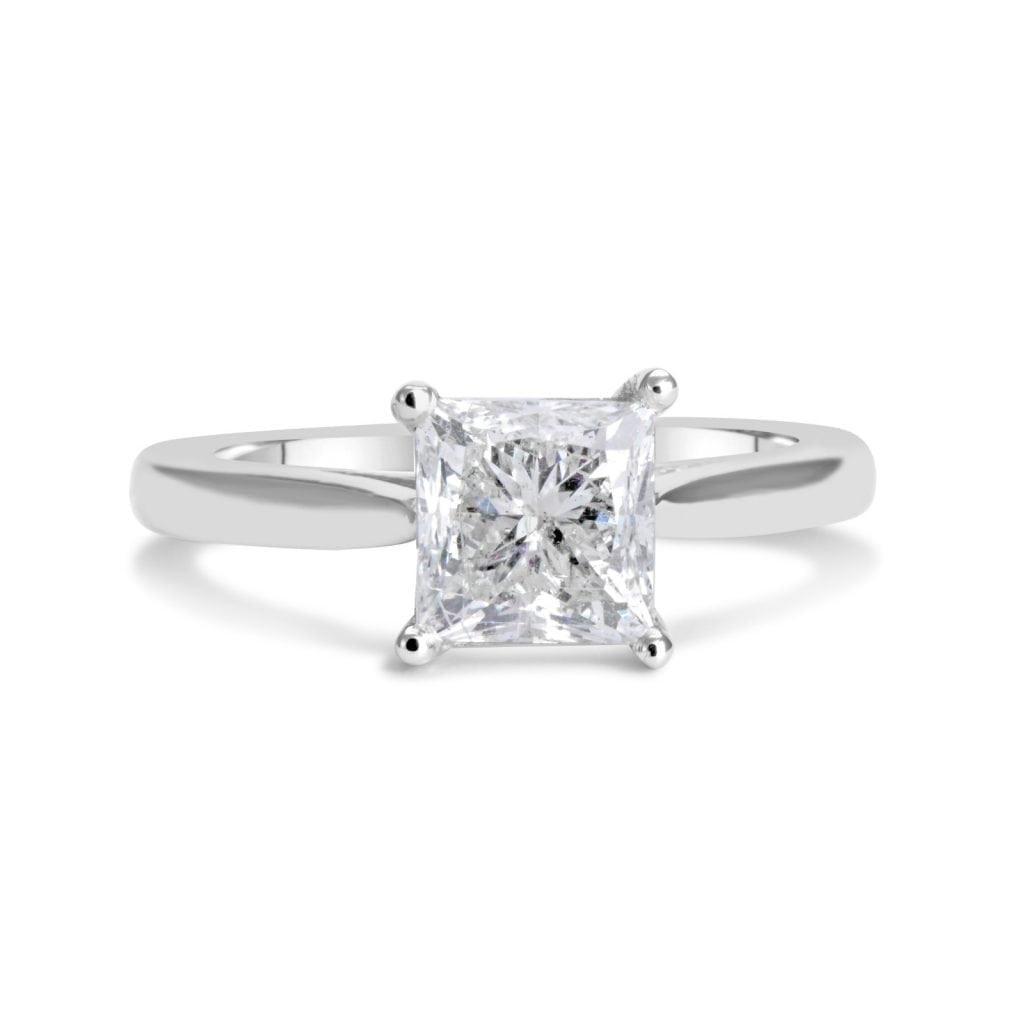 2 Ct Princess Cut Engagement Rings
 1 1 2 Ct Princess Cut Diamond Solitaire Engagement Ring