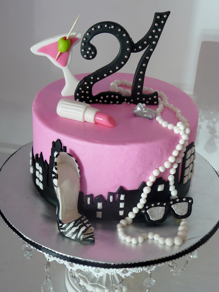 21st Birthday Cake Decorations
 Celebrating 21 CakeCentral