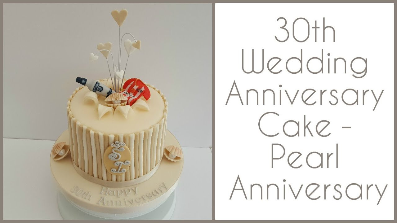 30th Wedding Anniversary Gift Ideas
 30th wedding anniversary cake Pearl anniversary