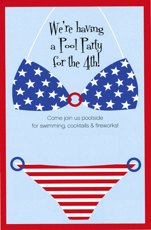 4Th Of July Pool Party Ideas
 Patriotic Pool Party July 4th Pool Party Ideas