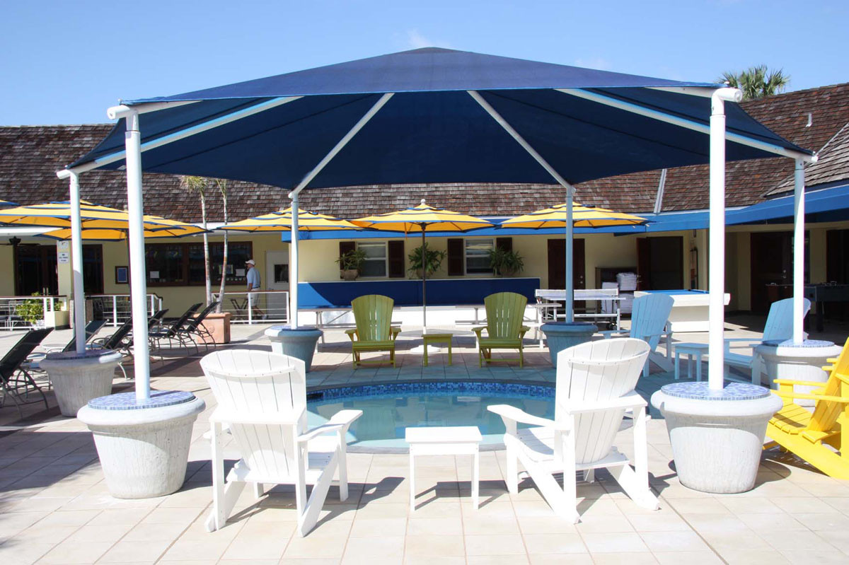 Above Ground Pool Shade
 hexagon hip roof shades octagon hip roof shades