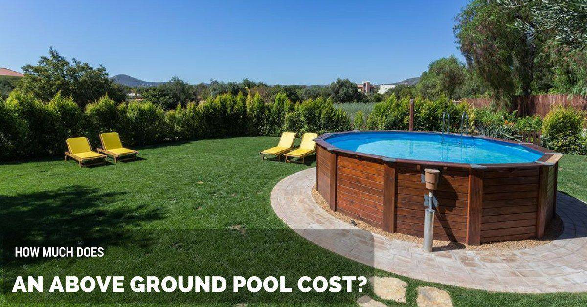 Above Ground Swimming Pool Cost
 How Much Does an Ground Pool Cost The Rex Garden
