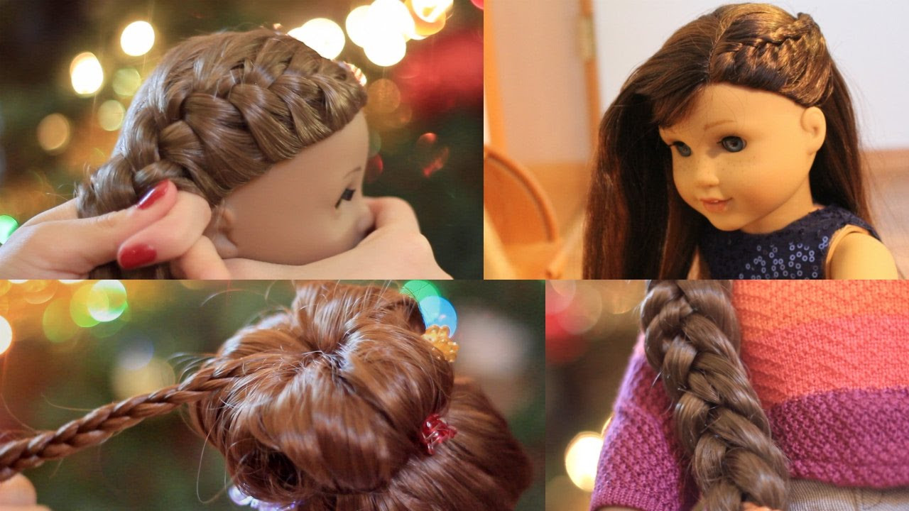 American Girl Hairstyle
 American Girl Doll Holiday Hairstyles 2016