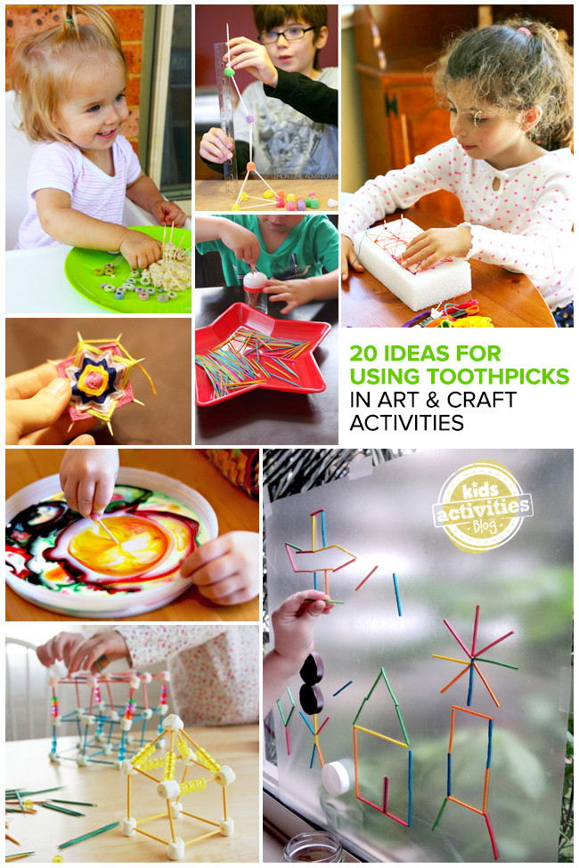 Art And Craft Ideas For Toddlers
 20 Great Ideas for Using Toothpicks in Art and Craft