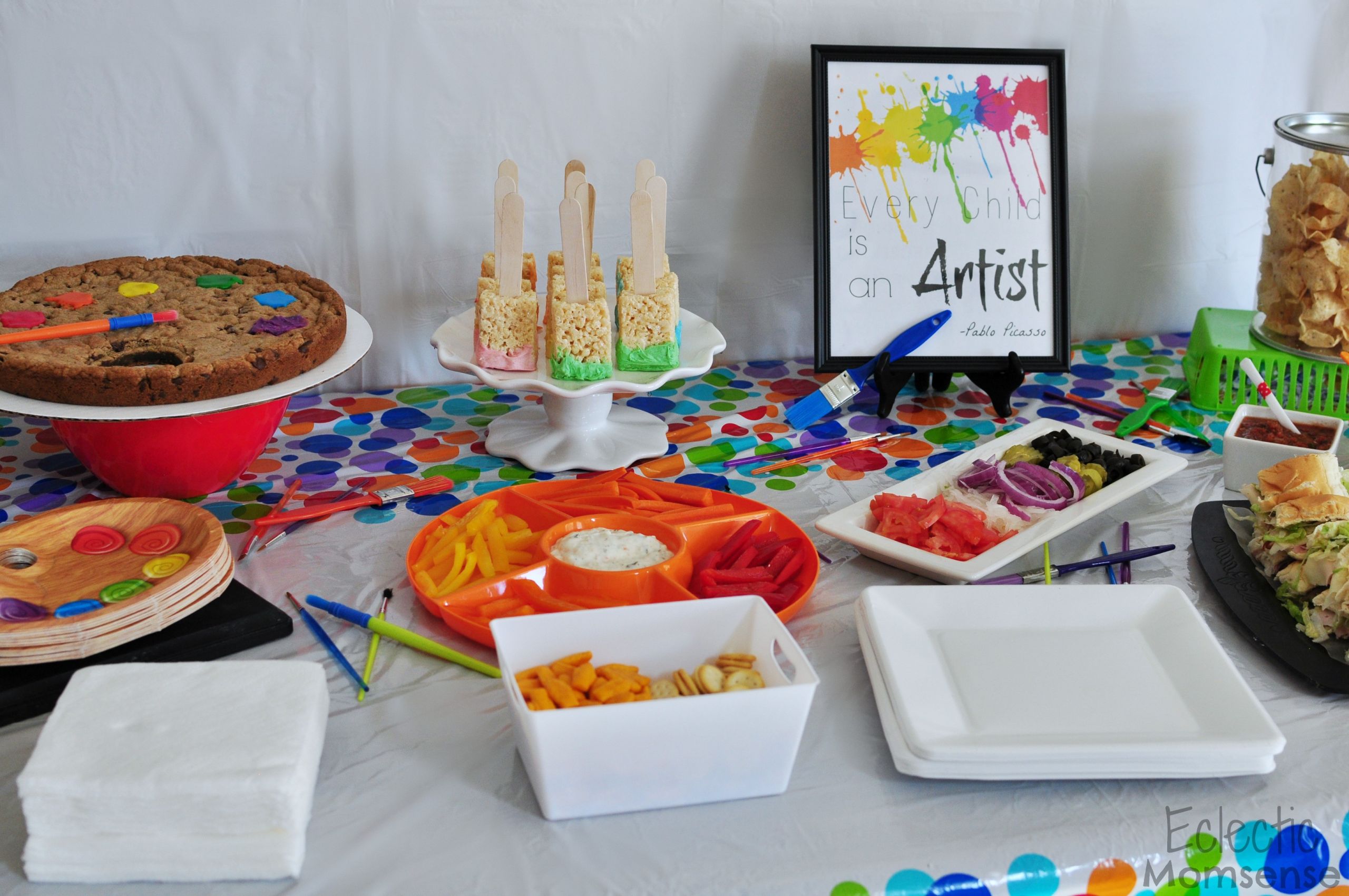 Art Themed Party For Adults
 Colorful Art Party Eclectic Momsense