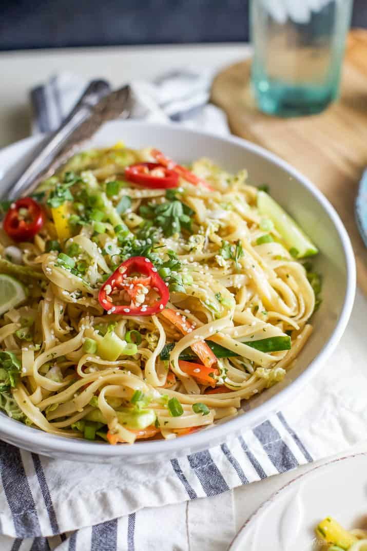 Asian Noodles Salad Recipe
 Asian Noodle Salad with Spicy Sesame Dressing