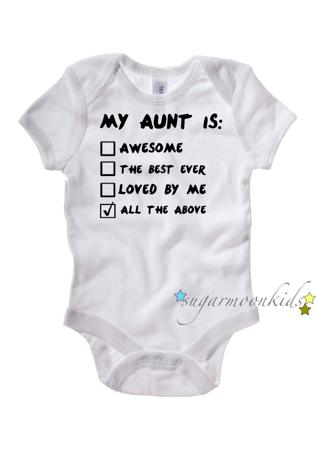 Aunties Baby Quotes
 Aunt Baby esie 6 12 months by sugarmoonkids on Etsy