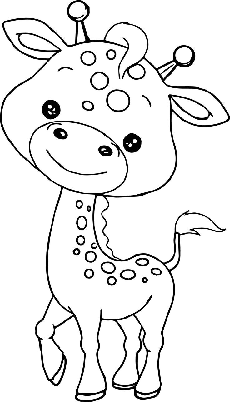 Baby Animal Coloring Pictures
 awesome Baby Jungle Free Animal Coloring Page