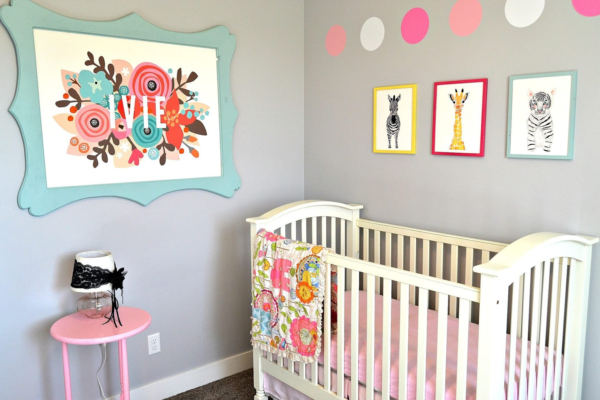 Baby Girl Nursery Wall Decor Ideas
 Baby Girl Nursery Wall Art Lou Lou Girls
