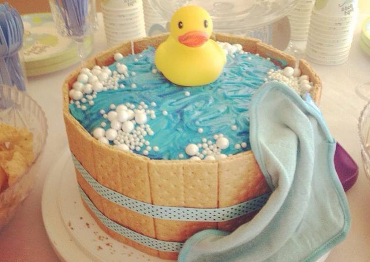 Baby Shower Cake Recipe
 Rubber ducky baby shower cake Recipe by grace windu Cookpad