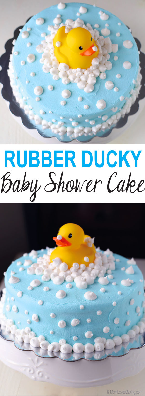Baby Shower Cake Recipe
 Rubber Ducky Baby Shower Cake Mom Loves Baking