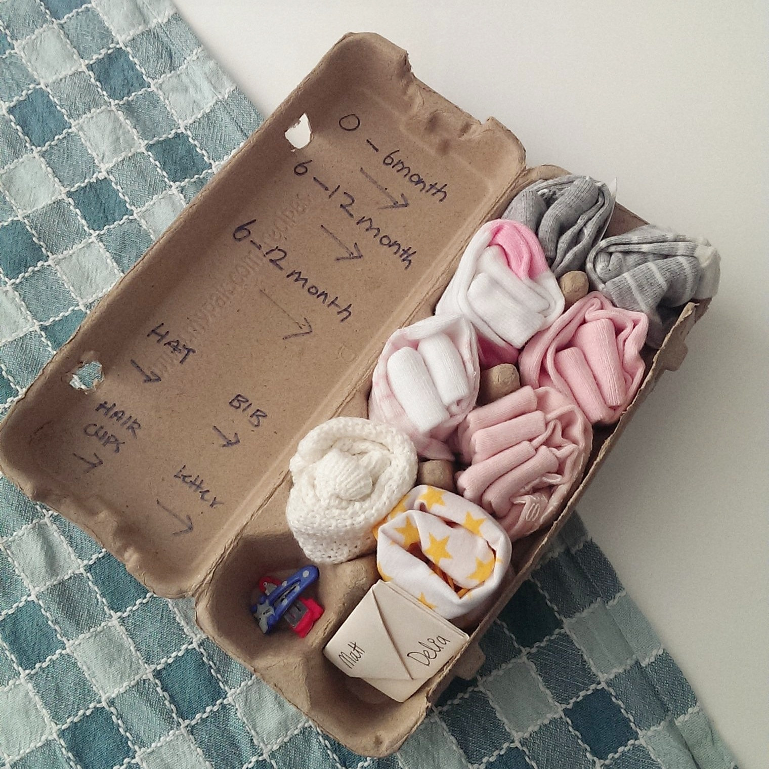 Baby Shower Diy Gift Ideas
 D I Y Up Cycling Egg Carton Gift baby shower – Choyful