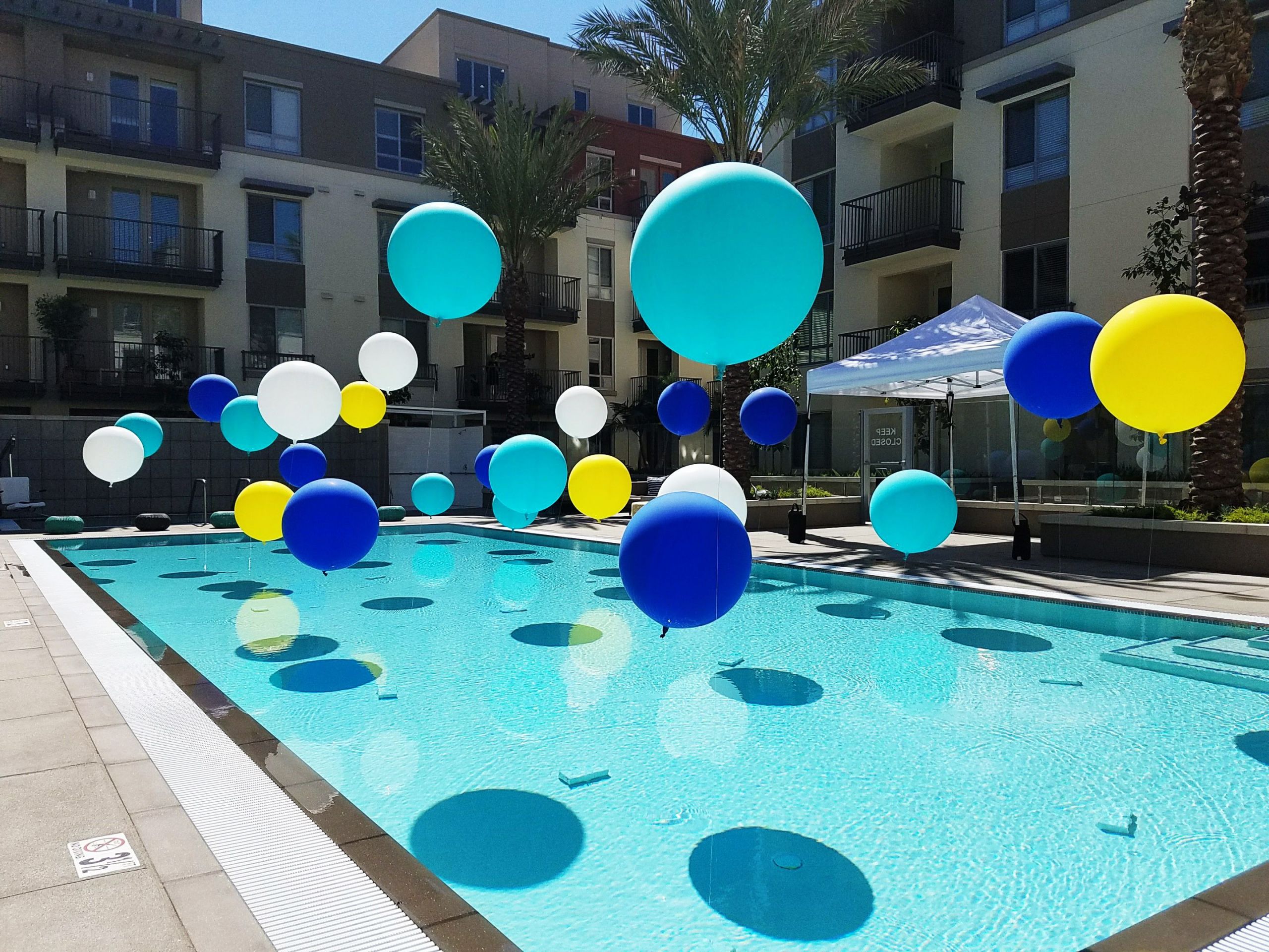 Baby Shower Pool Party Ideas
 Pool balloons summer party pool party party ideas