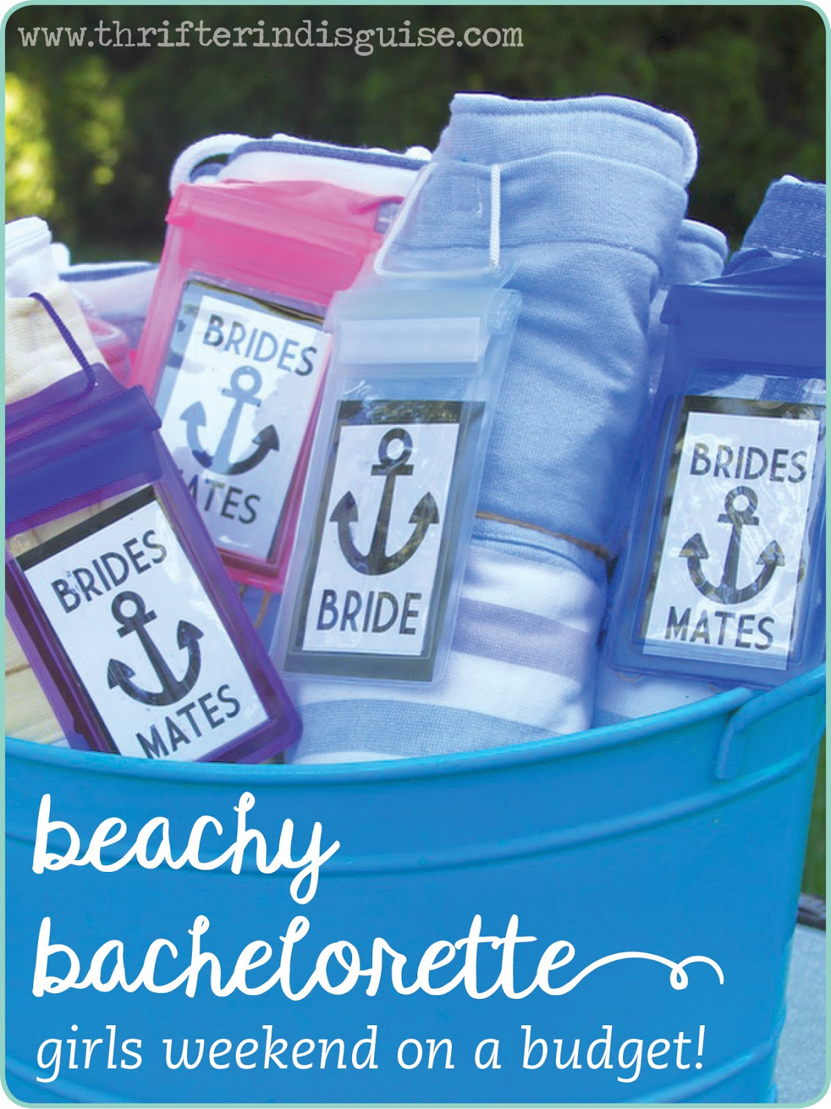 Bachelorette Party Beach Ideas
 A Thrifter in Disguise Beach Bachelorette Party DIY Ideas