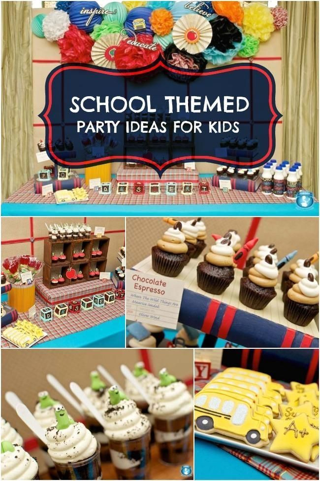 Back To School Party Ideas For Adults
 A Back to School Dessert Table