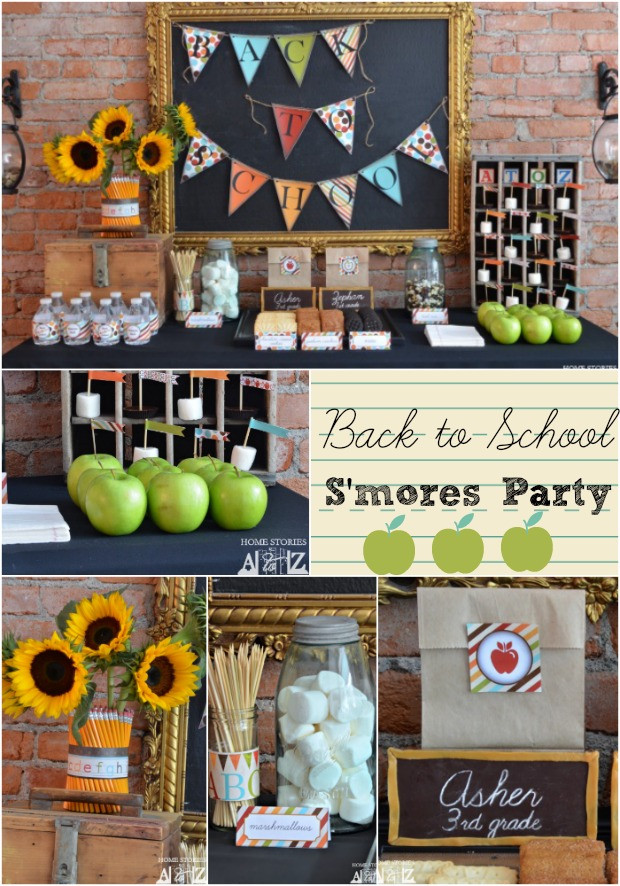 Back To School Party Ideas For Adults
 Back to School Party S is for S’mores