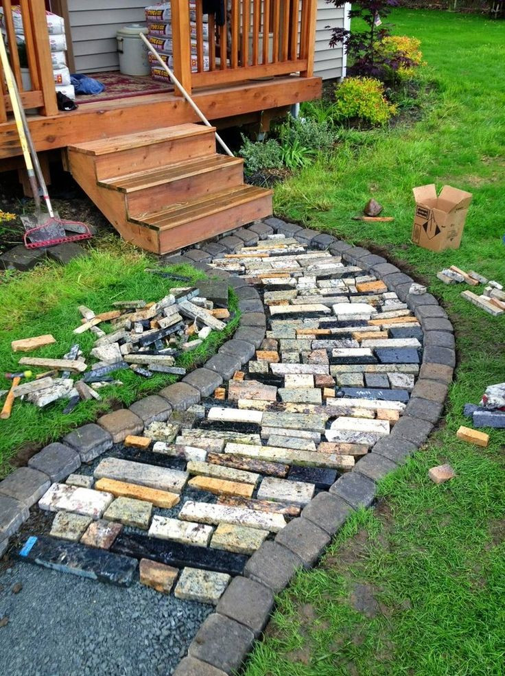 Backyard Walking Path
 DIY Garden Walkway Projects Inspiration For This Spring