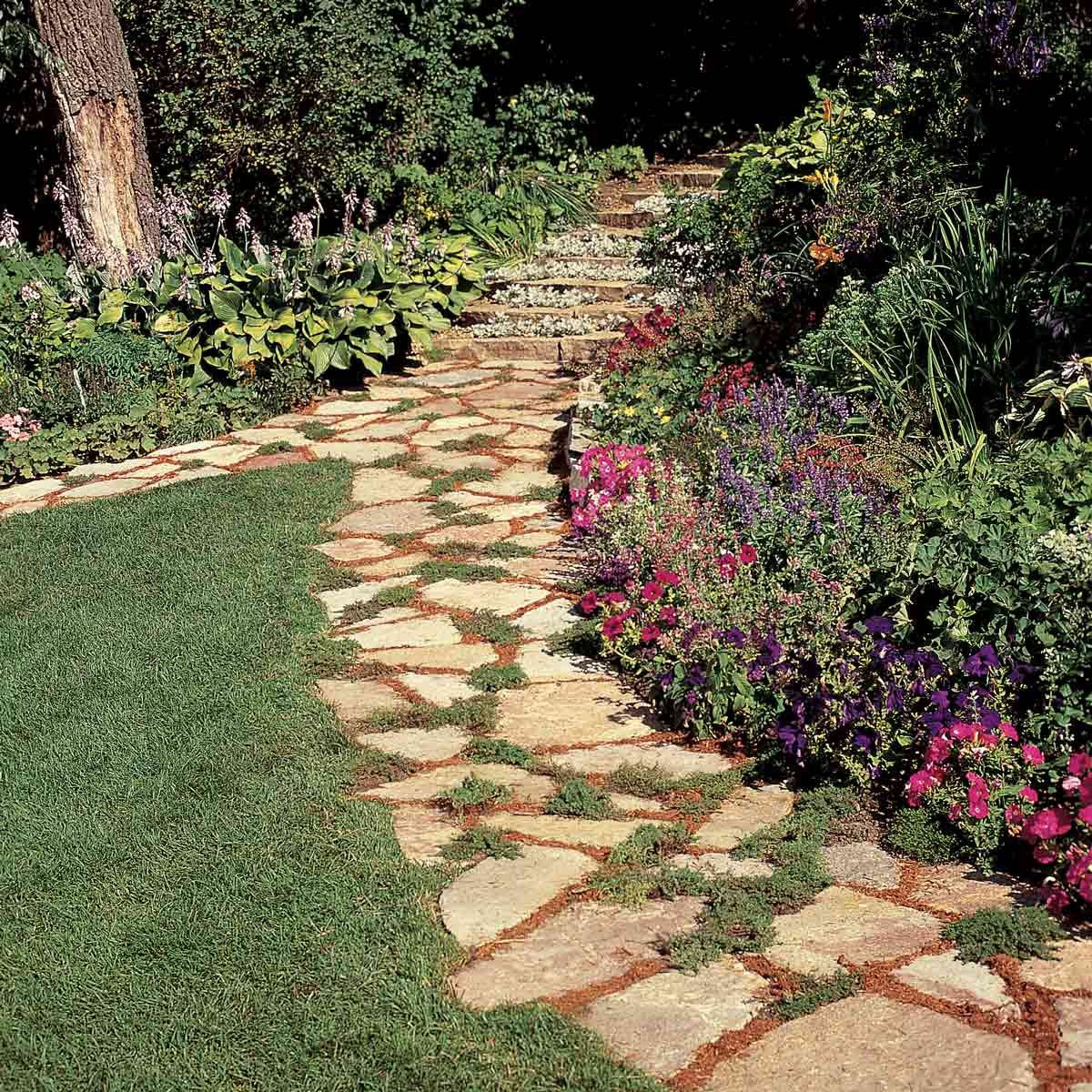 Backyard Walking Path
 Affordable Garden Path Ideas