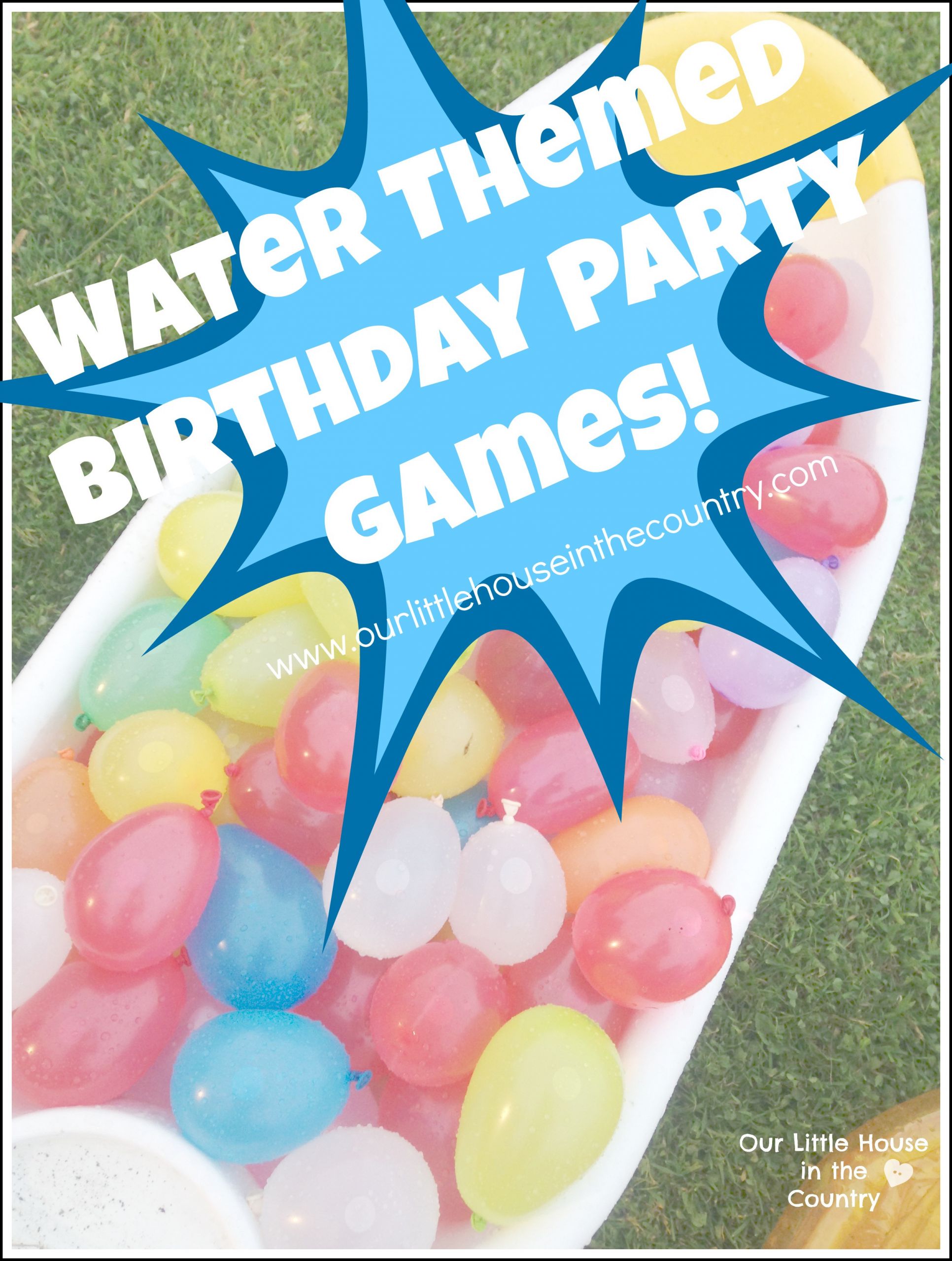 Backyard Water Party Ideas
 Water Themed Birthday Party Games