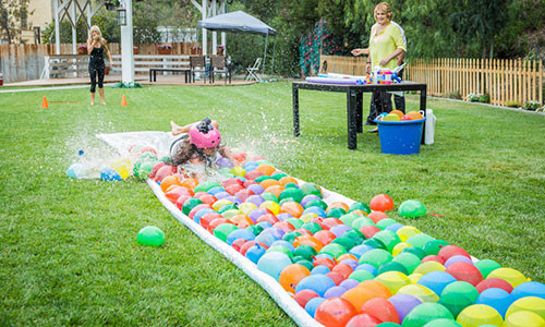 Backyard Water Party Ideas
 Tanya Memme s DIY Water Balloon Water Slide