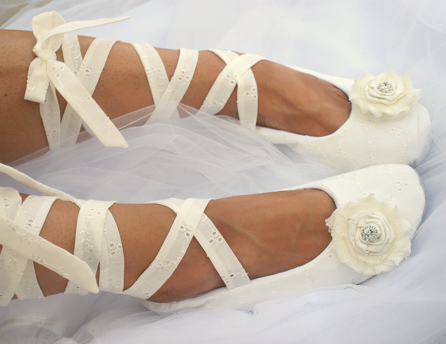 Ballerina Shoes For Wedding
 Ivory Flats Wedding Flats Ballet Flats Ballerina Slippers