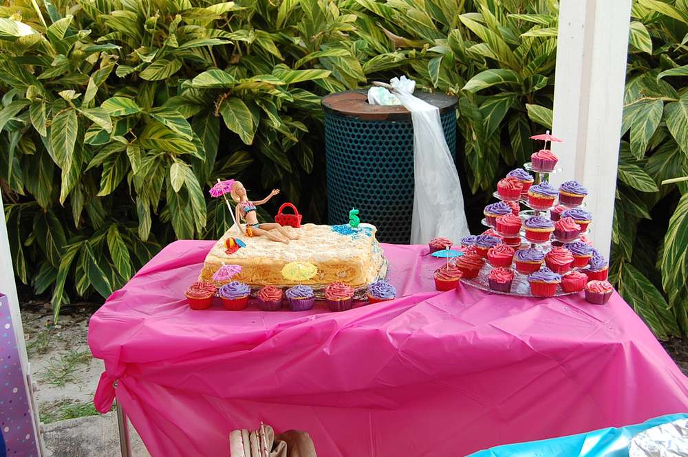 Barbie Beach Party Ideas
 Barbie Beach Theme Birthday Party Ideas
