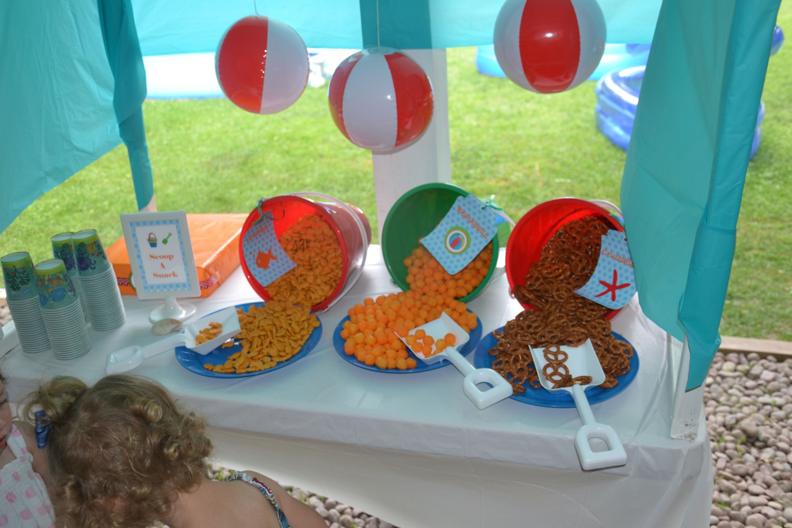 Beach Birthday Party Ideas Kids
 Party on a Bud  Ideas for Serving Summer Snacks