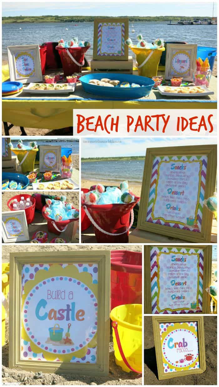 Beach Birthday Party Ideas Kids
 Beach Birthday Party Ideas Moms & Munchkins