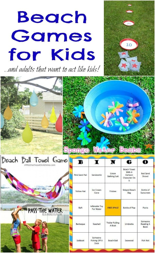 Beach Birthday Party Ideas Kids
 Beach Games for Kids & Adults Moms & Munchkins