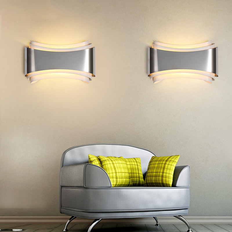 Bedroom Wall Light
 “Warp” Accent Wall Sconce – Modern Place