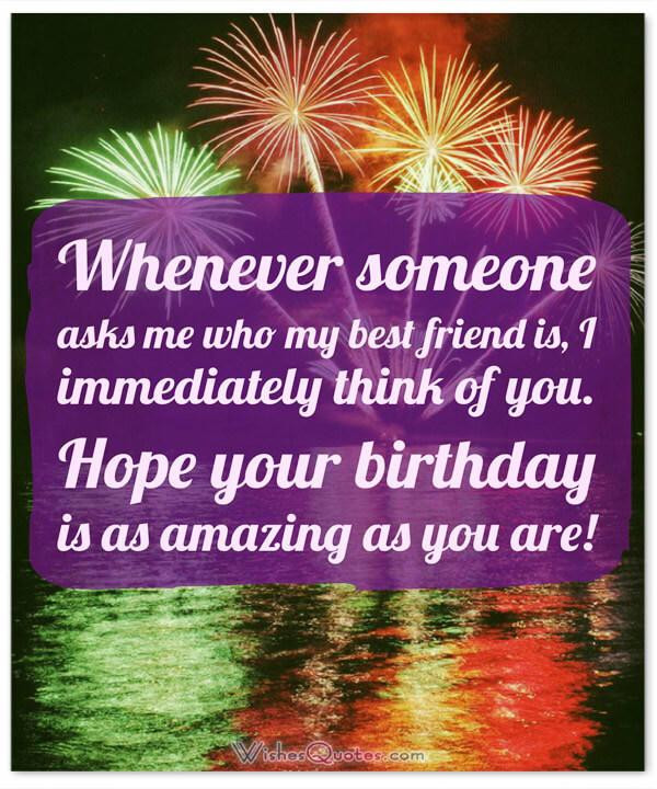 Best Friend Birthday Wishes
 Birthday Wishes for your Best Friends By WishesQuotes