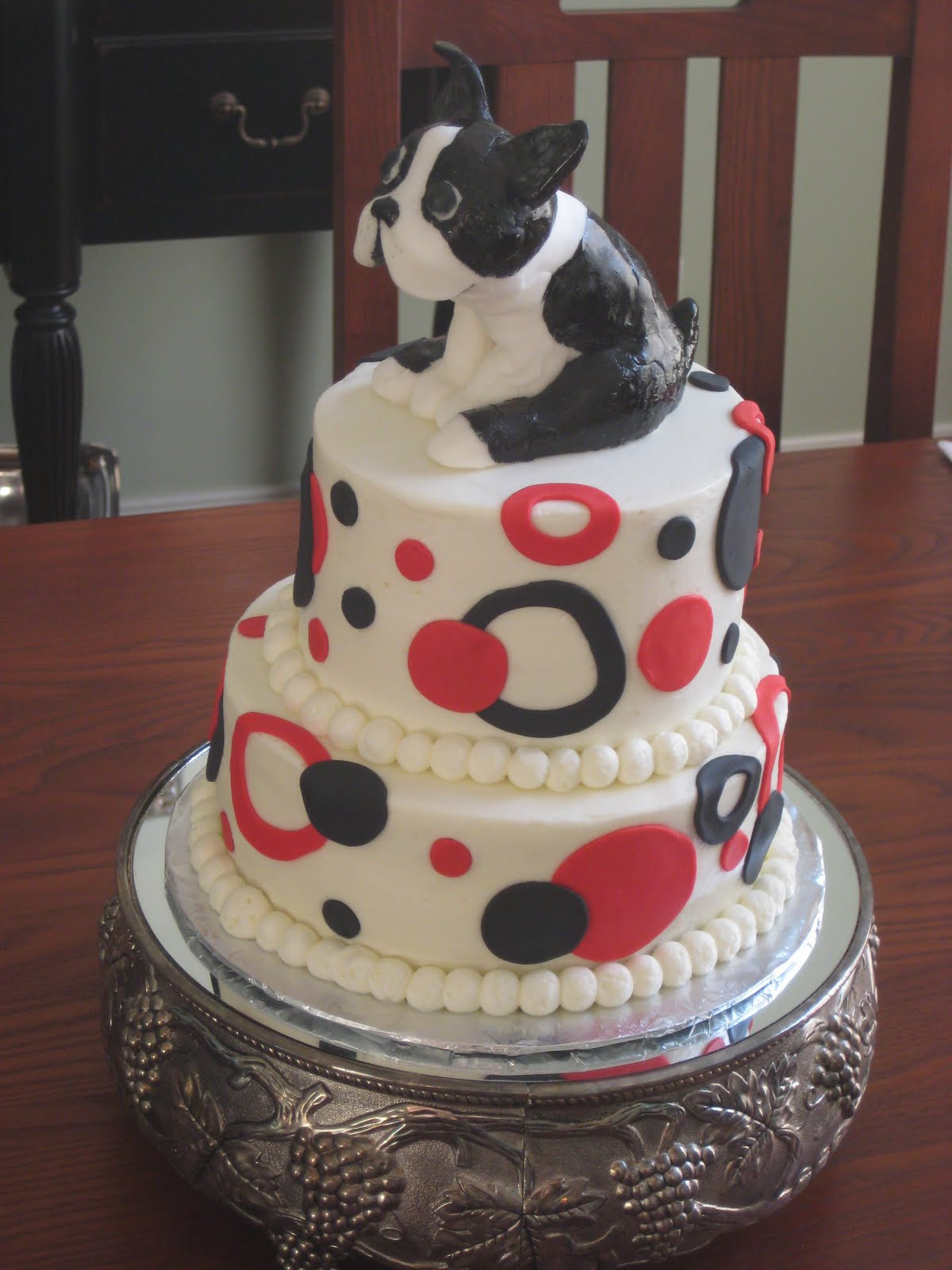 Birthday Party Cakes
 f THe lOvE oF CakE Brothers Boston Terrier Birthday Cake