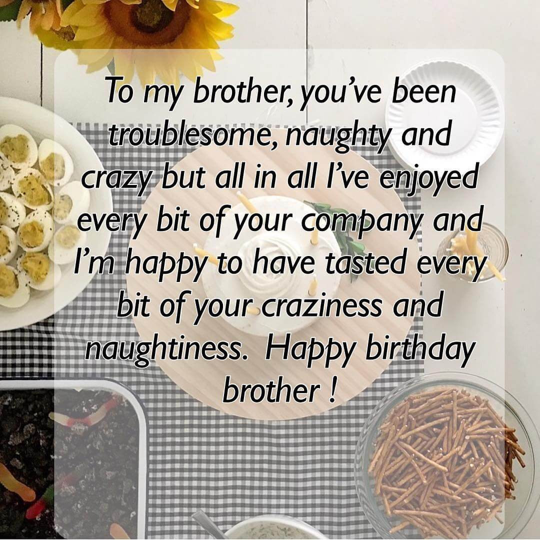 Birthday Wishes For Brother
 Short And Long Happy Birthday Quotes & Wishes For Brother