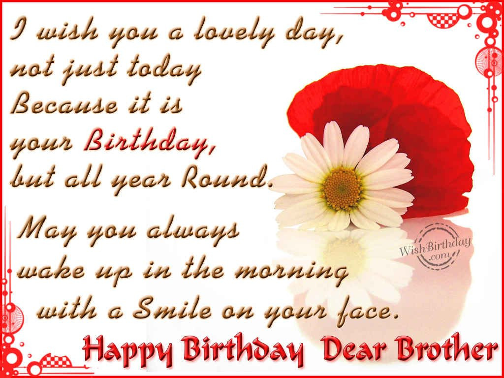 Birthday Wishes To Brother From Sister
 Little Brother Birthday Quotes QuotesGram