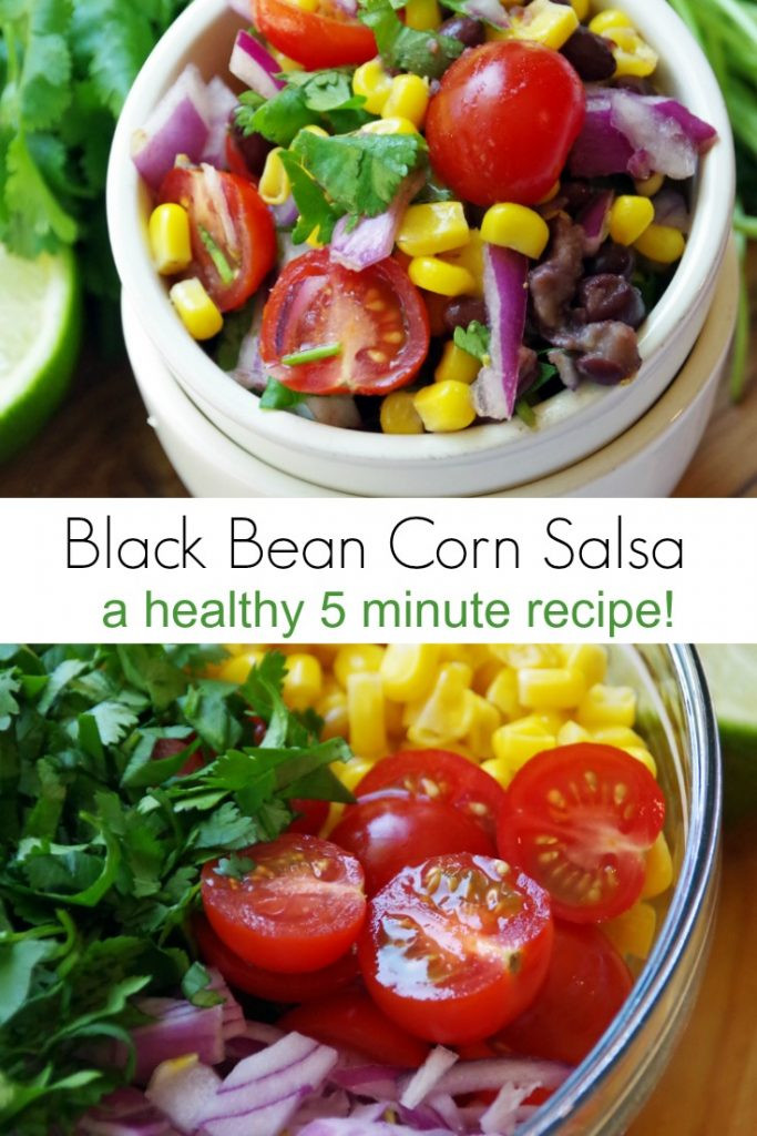 Black Bean Salsa Recipe Easy
 Easy Black Bean Corn Salsa Recipe Suburbia Unwrapped