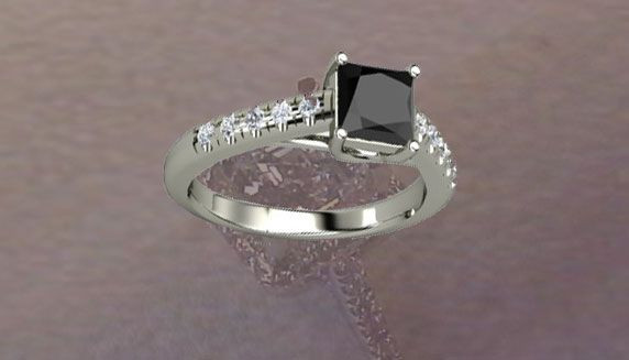 Black Diamond Engagement Rings Meaning
 Black diamond engagement ring meaning behind colors