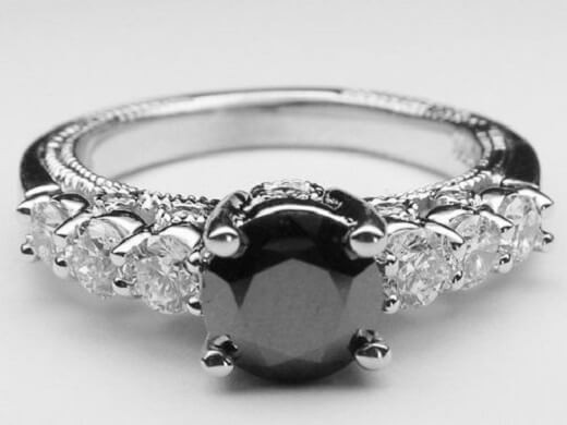 Black Diamond Engagement Rings Meaning
 What is a Black Diamond Is Black Diamond Real