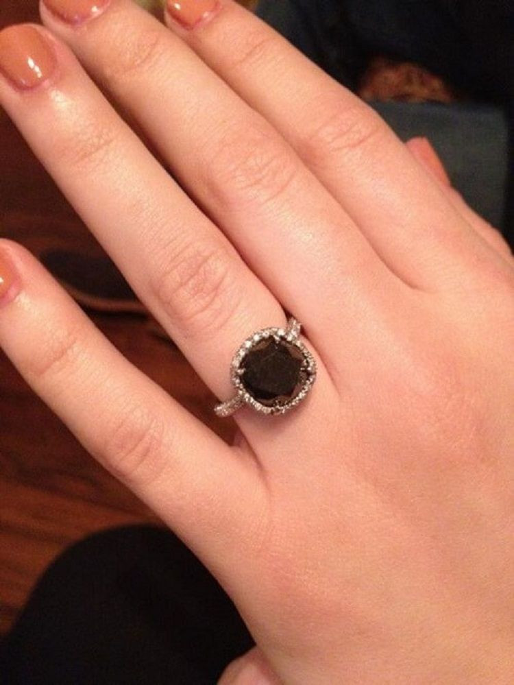 Black Diamond Engagement Rings Meaning
 black diamond engagement ring meaning