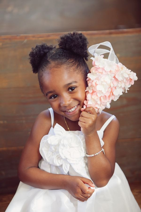 Black Flower Girl Hairstyles
 151 best flower girls images on Pinterest