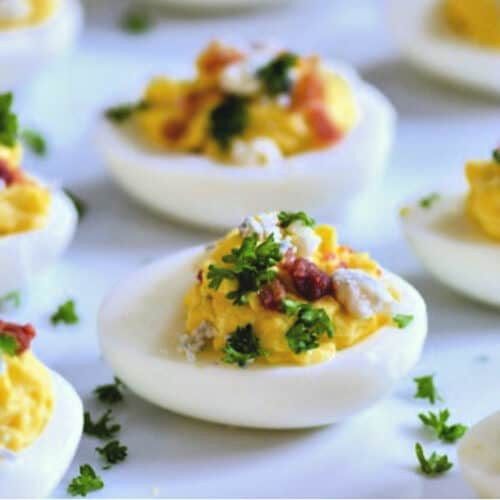 Blue Cheese Deviled Eggs
 Bacon Blue Cheese Deviled Eggs Recipe Housewife How Tos