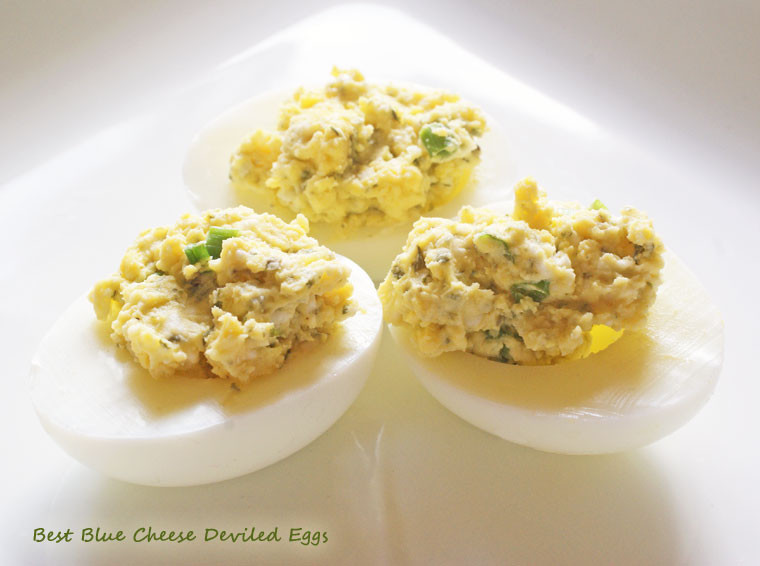 Blue Cheese Deviled Eggs
 Best Blue Cheese Deviled Eggs