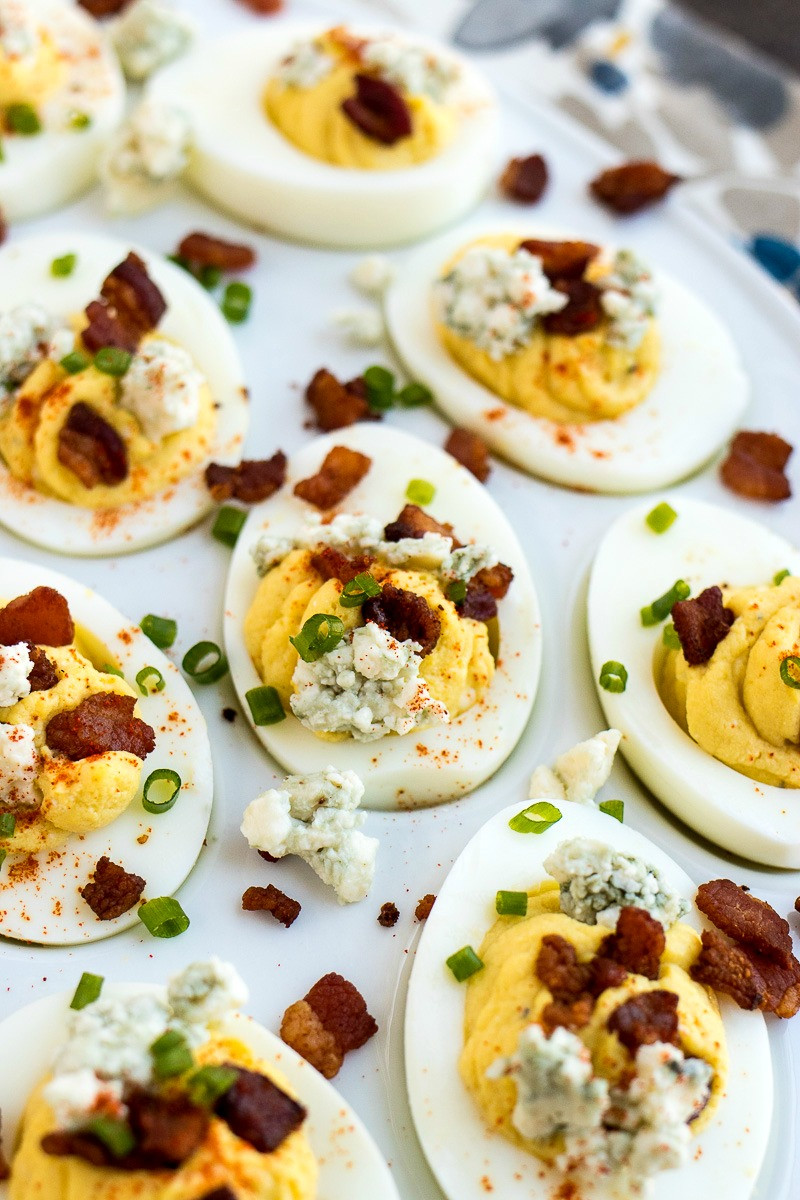Blue Cheese Deviled Eggs
 Bacon & Blue Cheese Deviled Eggs CPA Certified Pastry