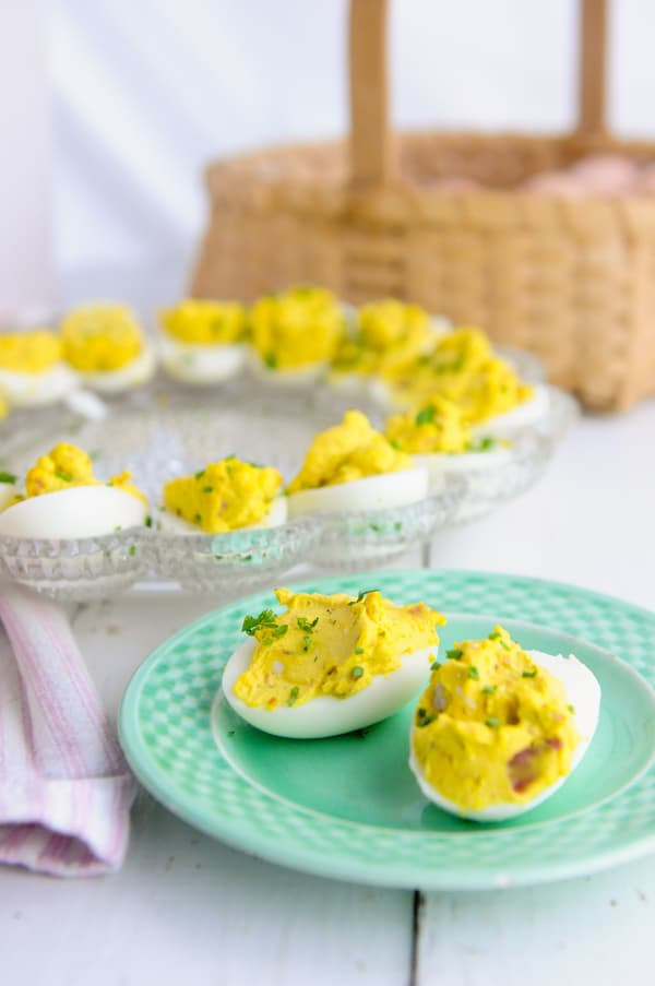Blue Cheese Deviled Eggs
 Bacon Blue Cheese Deviled Eggs ⋆ Two Lucky Spoons