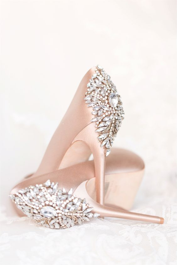Blush Colored Wedding Shoes
 Blush Wedding 23 Impossibly Romantic Ideas