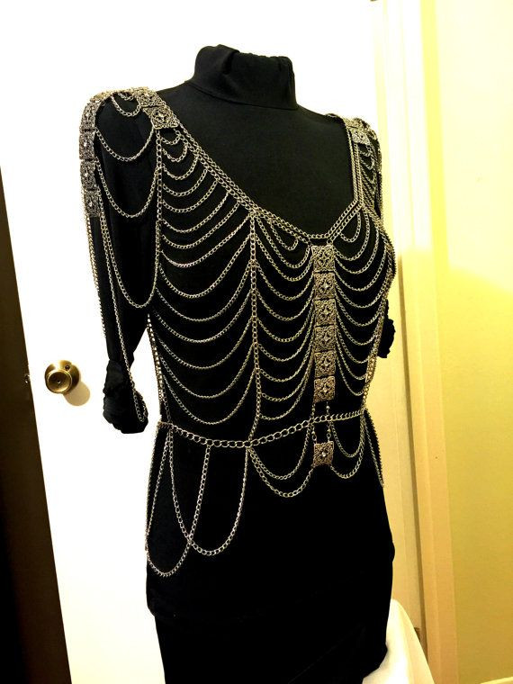 Body Jewelry Over Clothes
 Body Chains Top Dress Body Jewelry Top Dress Tank Top