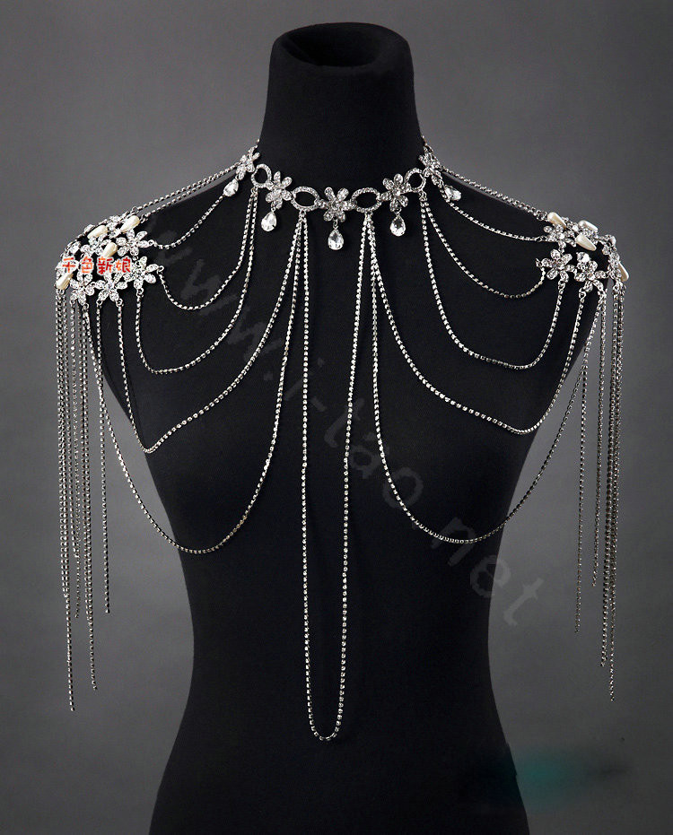 Body Jewelry Shoulder
 Buy Wholesale High Quality y Crystal Bridal Necklace