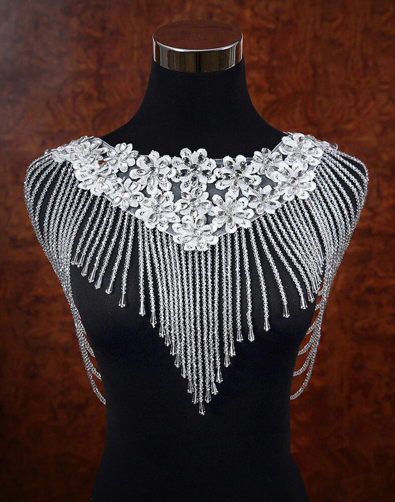 Body Jewelry Shoulder
 Vintage Wedding Bridal Shoulder Body Chain Necklace